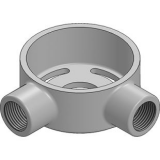 25mm Galvanised Conduit Angle Extension Box